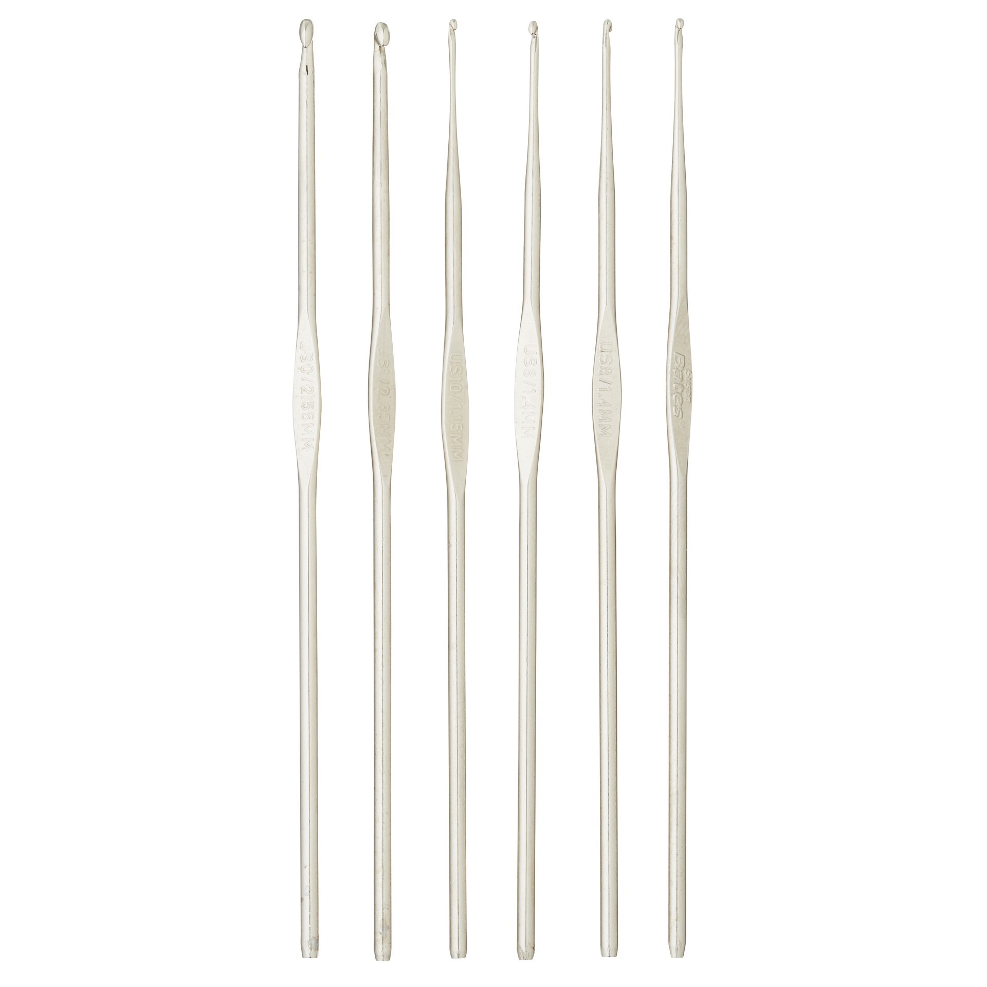 slide 3 of 3, Susan Bates Steel Crochet Hook Set, 1 ct