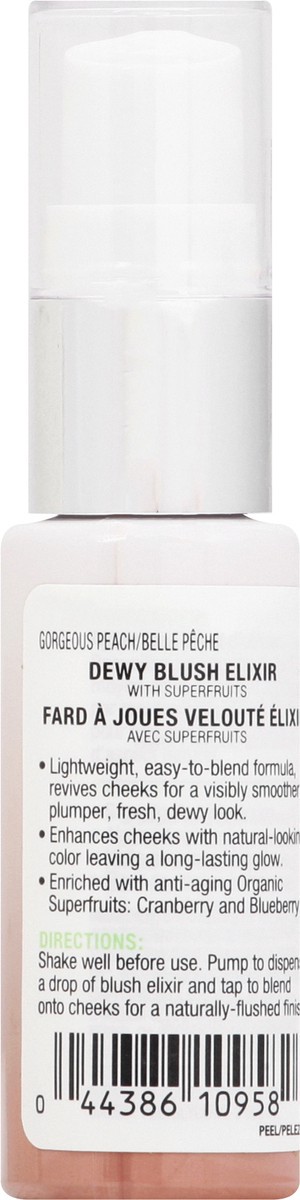 slide 2 of 12, Physicians Formula Organic Wear Gorgeous Peach PF10958 Dewy Blush Elixir 15 ml, 0.5 fl oz