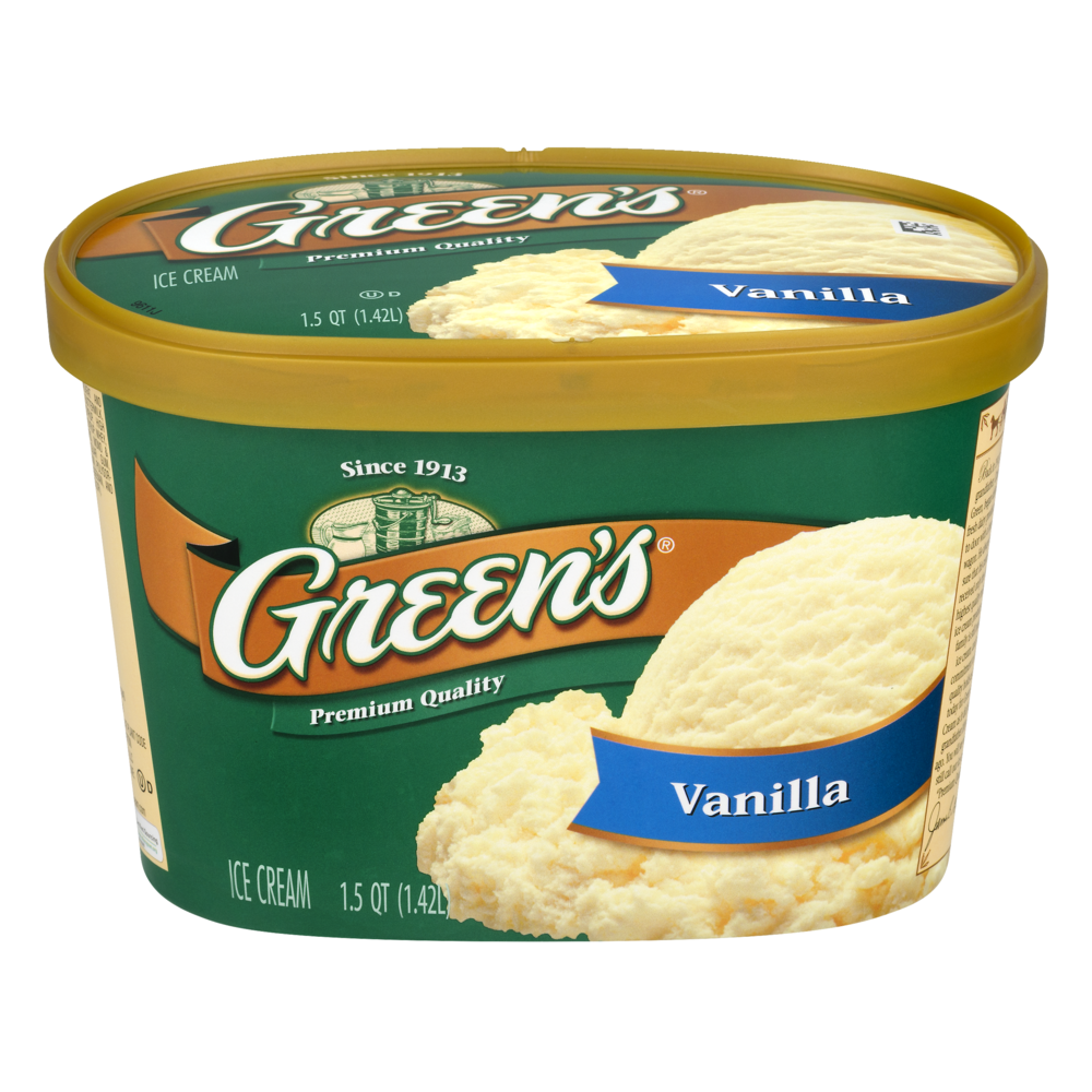 Green's Ice Cream Vanilla 48 fl oz Shipt