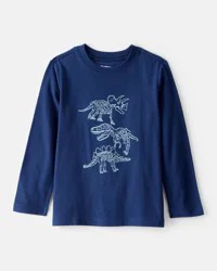 Oshkosh Toddler Boy Dinosaurs Long-Sleeve Graphic Tee - Navy Navy 3T