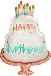 Anagram Supershape Birthday Balloon, 28 in, 1 Each
