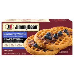 Jimmy Dean High Protein Blueberry Waffles - 8 Count - 11.28 oz