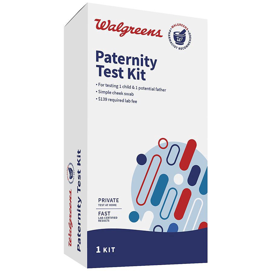 slide 1 of 3, Walgreens Paternity Test, 1 ct