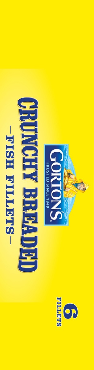 slide 5 of 9, Gorton's Crunchy Breaded Fish Fillets 6 Each, 6 ct