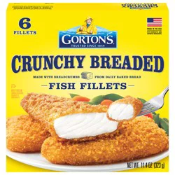 Gorton's Crunchy Breaded Fish Fillets 6 Each