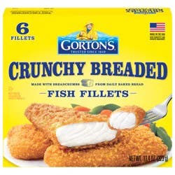 Gorton's Crunchy Breaded Fish Fillets 6 Each