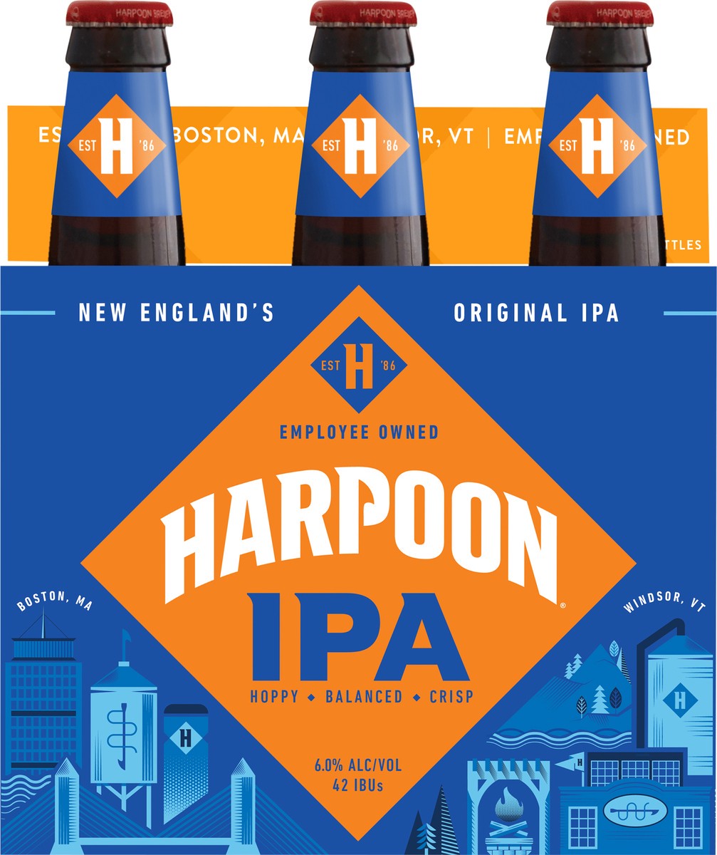 slide 4 of 6, Harpoon Brewery Harpoon Ipa 6 Pack Bottles, 6 ct; 12 oz