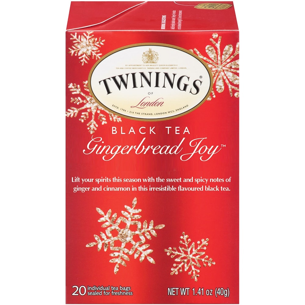 slide 1 of 1, Twinings Of London Gingerbread Joy Black Tea Bags - 20 ct, 20 ct