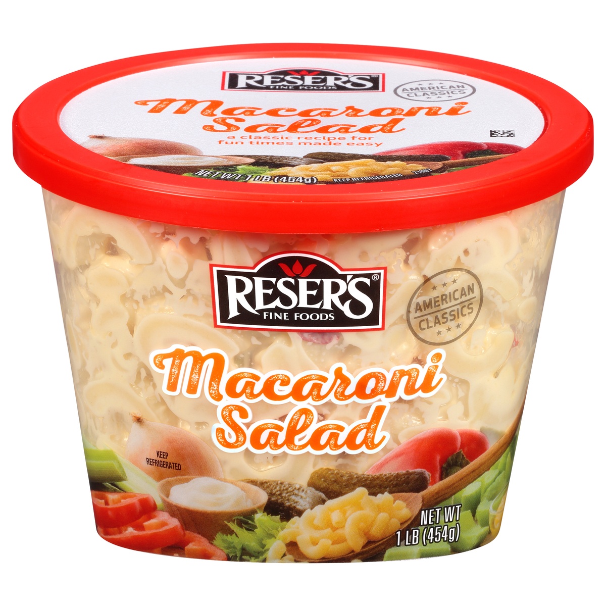 slide 1 of 7, Reser's Macaroni Salad, per lb