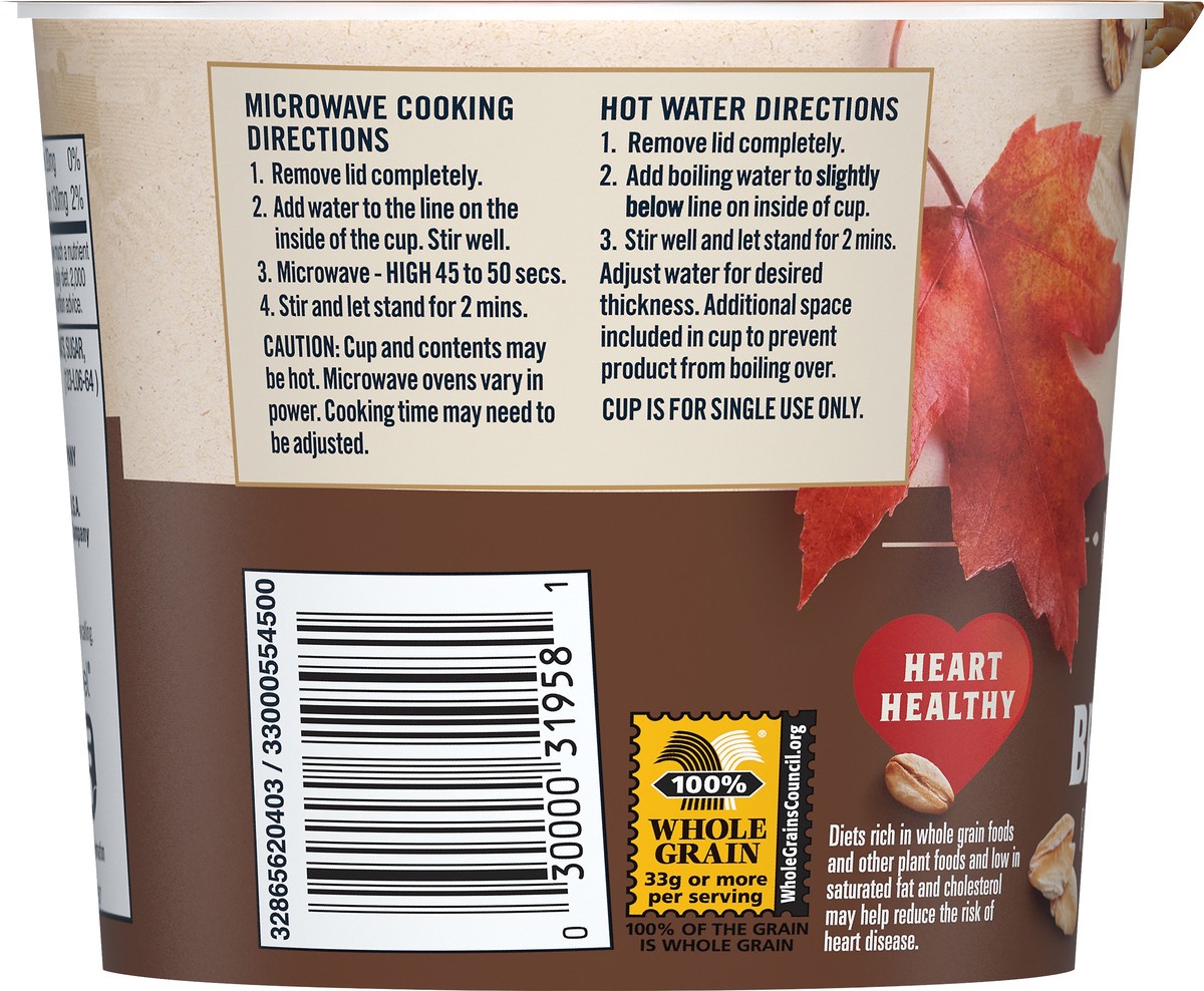 slide 2 of 5, Quaker Instant Oatmeal, Maple & Brown Sugar, 1.69 oz
