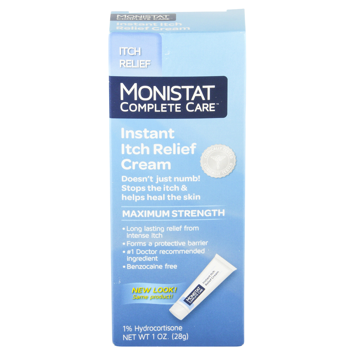 Monistat Instant Itch Relief Cream Maximum Strength 1 oz | Shipt