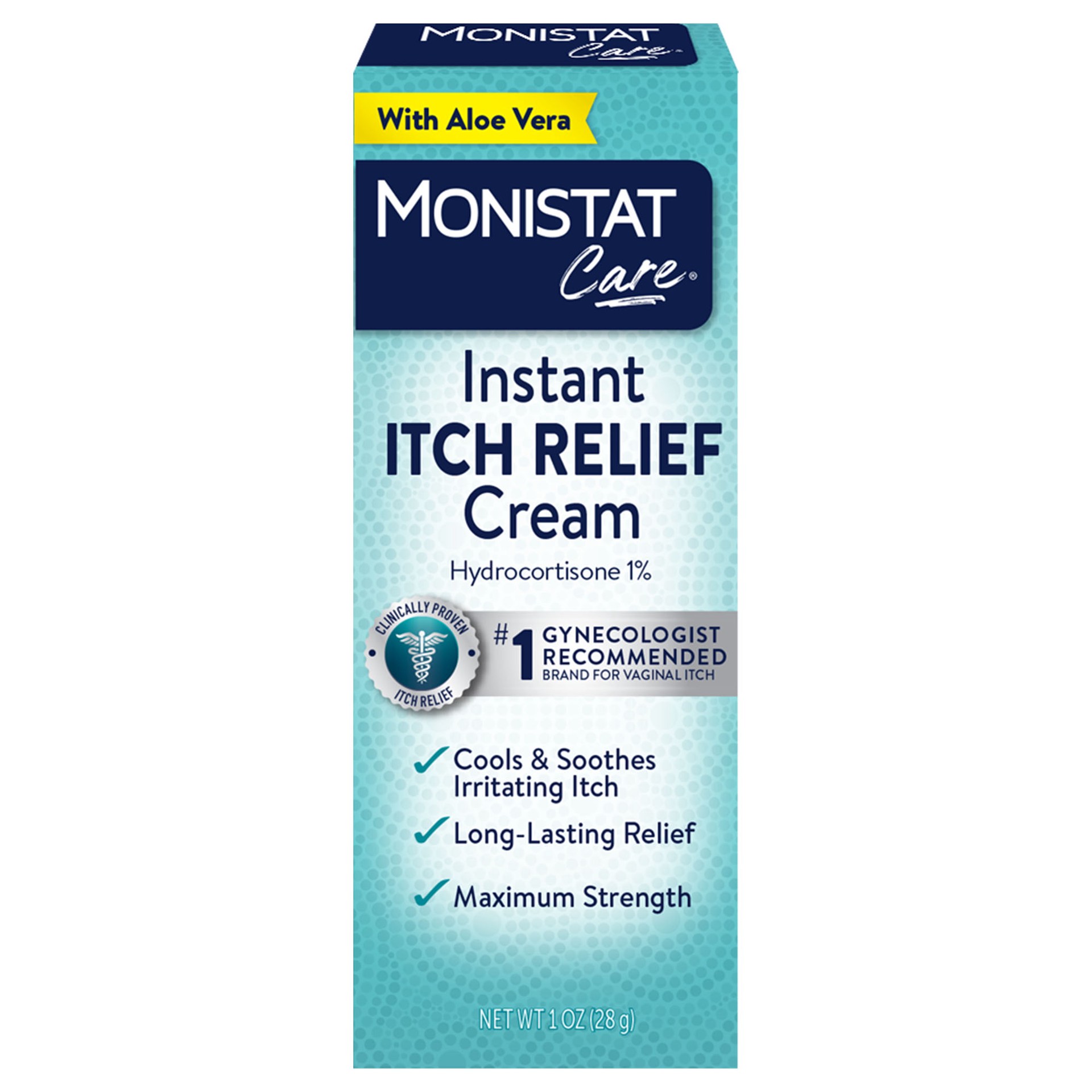 slide 1 of 4, Monistat Complete Care Instant Itch Relief Cream, 1 oz