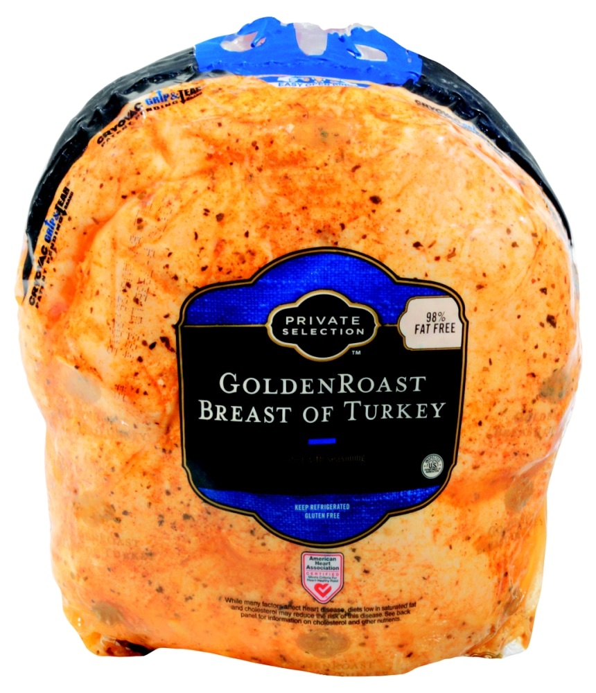 slide 1 of 1, Private Selection Golden Roasted Turkey Breast, per lb