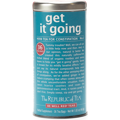 slide 1 of 2, The Republic of Tea Get It Going Tea Bags for Constipation - 36 ct, 36 ct