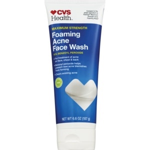 slide 1 of 1, CVS Health Acne Foaming Face Wash Maximum Strength, 6.6 oz