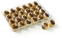 Bakery Fresh Graduation Mini Chocolate and Vanilla Swirl Cupcakes