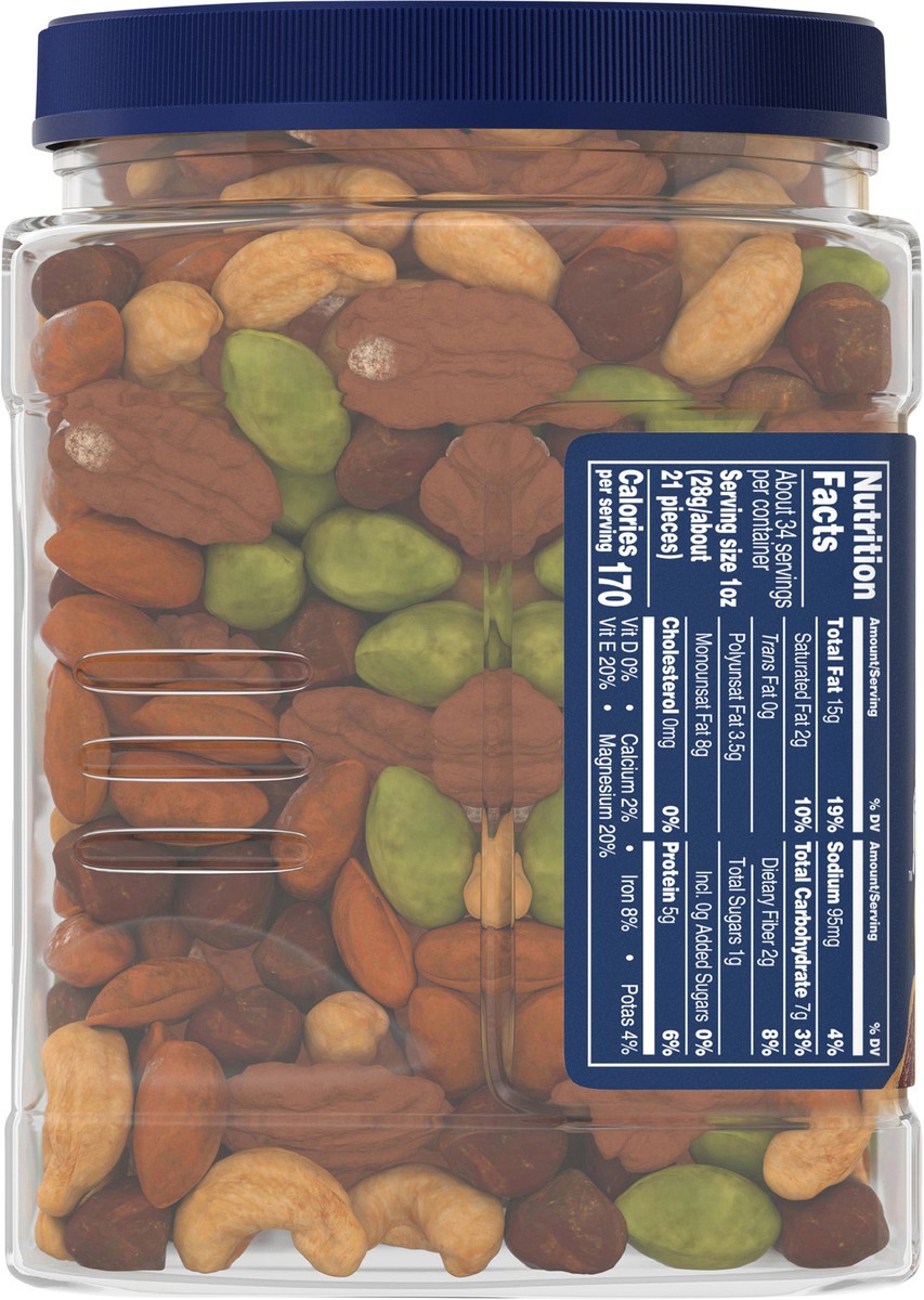 slide 4 of 9, Planters Deluxe Salted Mixed Nuts 2 lb, 34 oz