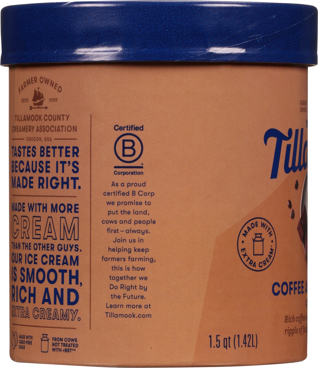 slide 3 of 9, Tillamook Coffee Almond Fudge Ice Cream 1.5 qt, 1.5 qt