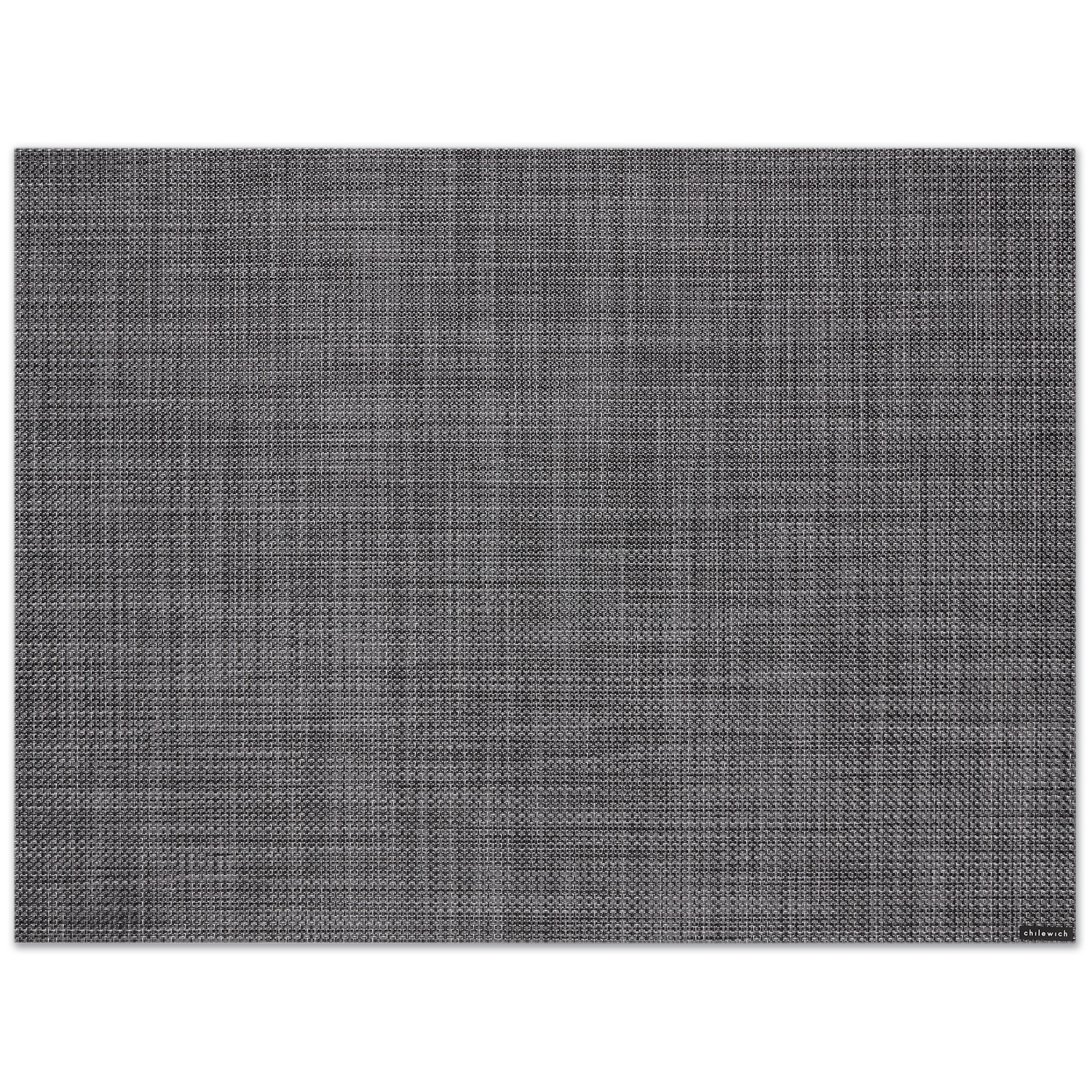 slide 1 of 1, Chilewich Mini Basketweave Placemat, Cool Gray, 19 in x 14 in