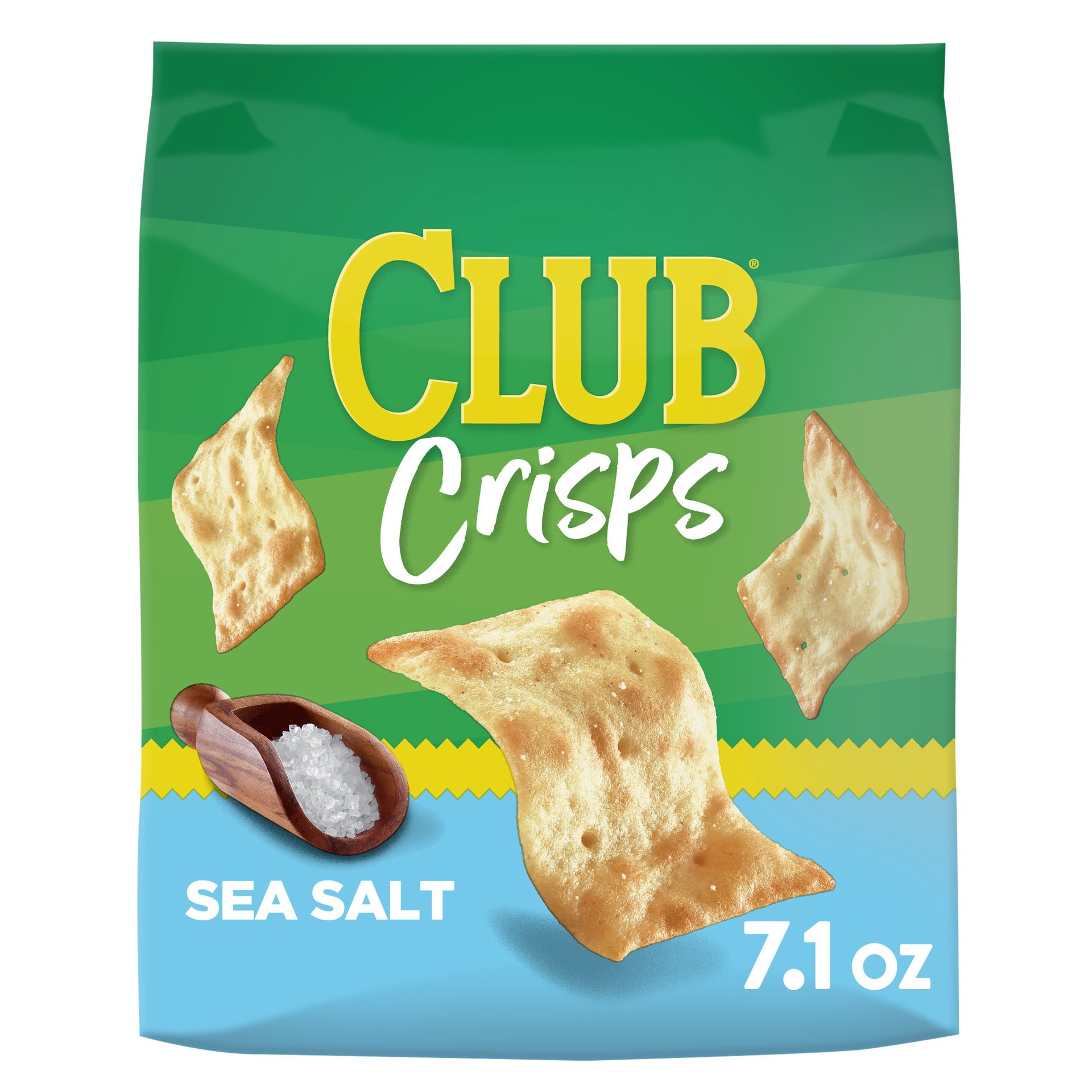 slide 1 of 2, Club Crisps Sea Salt - 7.1oz, 7.1 oz