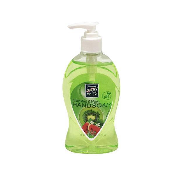 slide 1 of 1, Lucky Super Soft Kiwi Melon Liquid Hand Soap, 13.5 oz