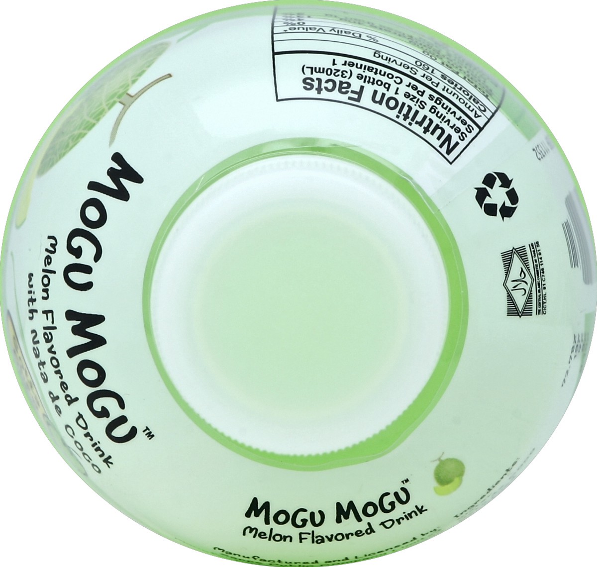 slide 4 of 5, Mogu Mogu Melon Flavored Drink with Nata de Coco 10.82 fl oz, 10.82 oz