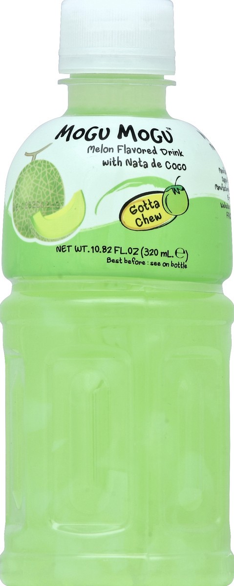 slide 3 of 5, Mogu Mogu Melon Flavored Drink with Nata de Coco 10.82 fl oz, 10.82 oz