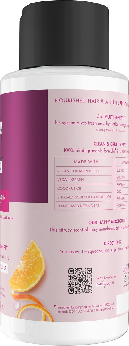 slide 4 of 12, Love Beauty and Planet 5-in-1 Multi-Benefit Conditioner Vegan Keratin Collagen & Sun-Kissed Mandarin,, 13.5 fl oz, 13.50 fl oz