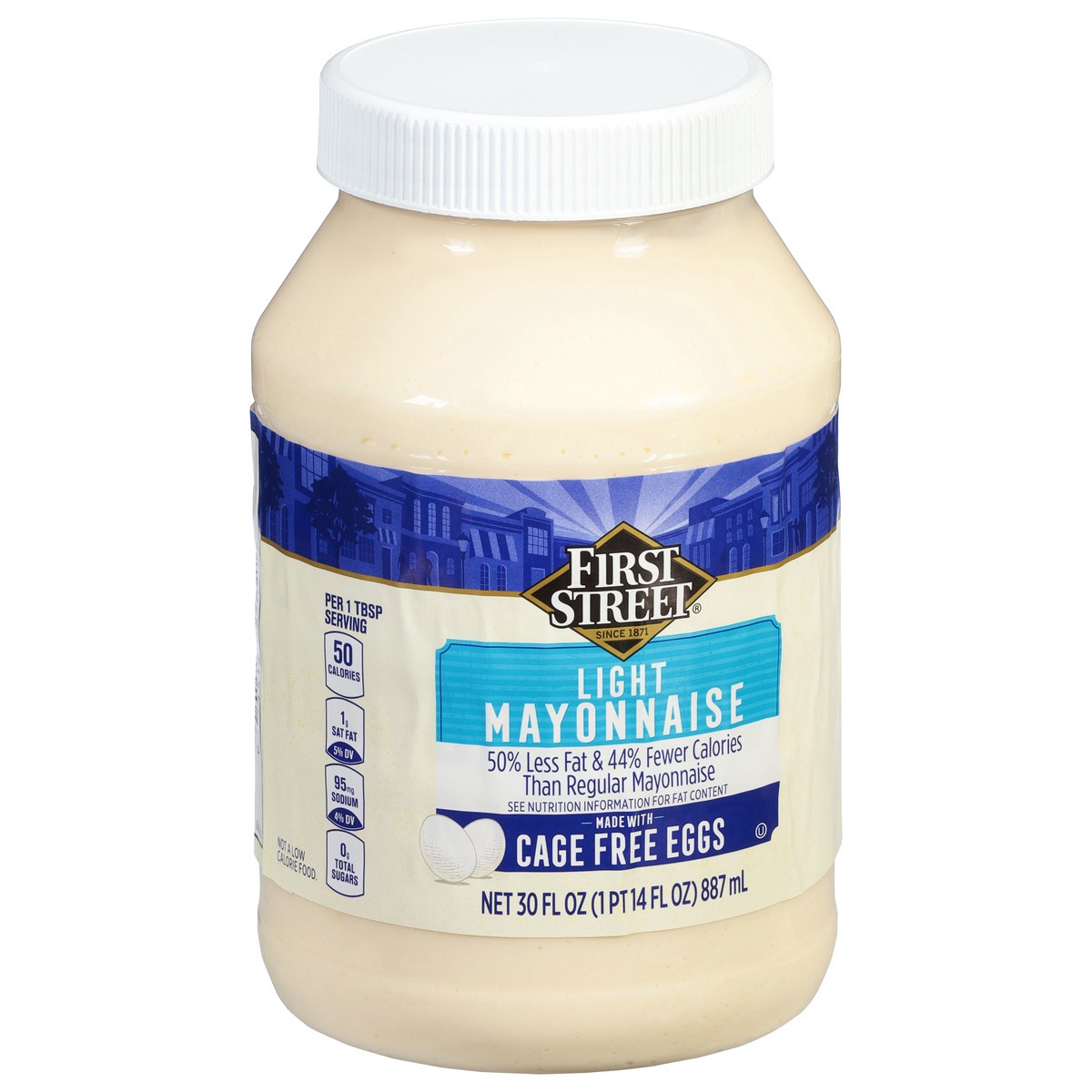 slide 4 of 13, First Street Lite Mayonnaise, 30 oz