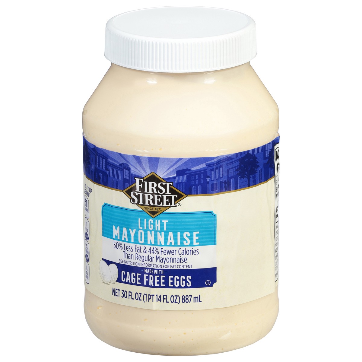 slide 13 of 13, First Street Lite Mayonnaise, 30 oz