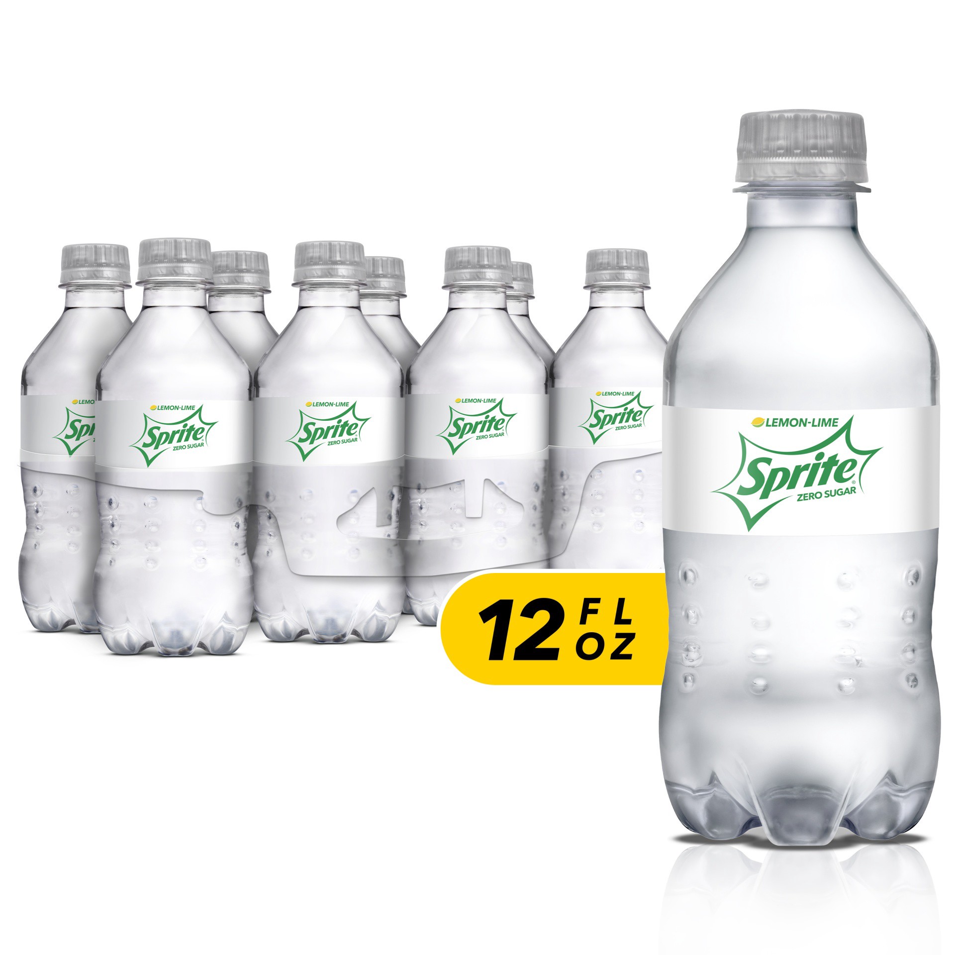 slide 1 of 1, Sprite Zero Bottles - 8 ct; 12 fl oz, 8 ct; 12 fl oz