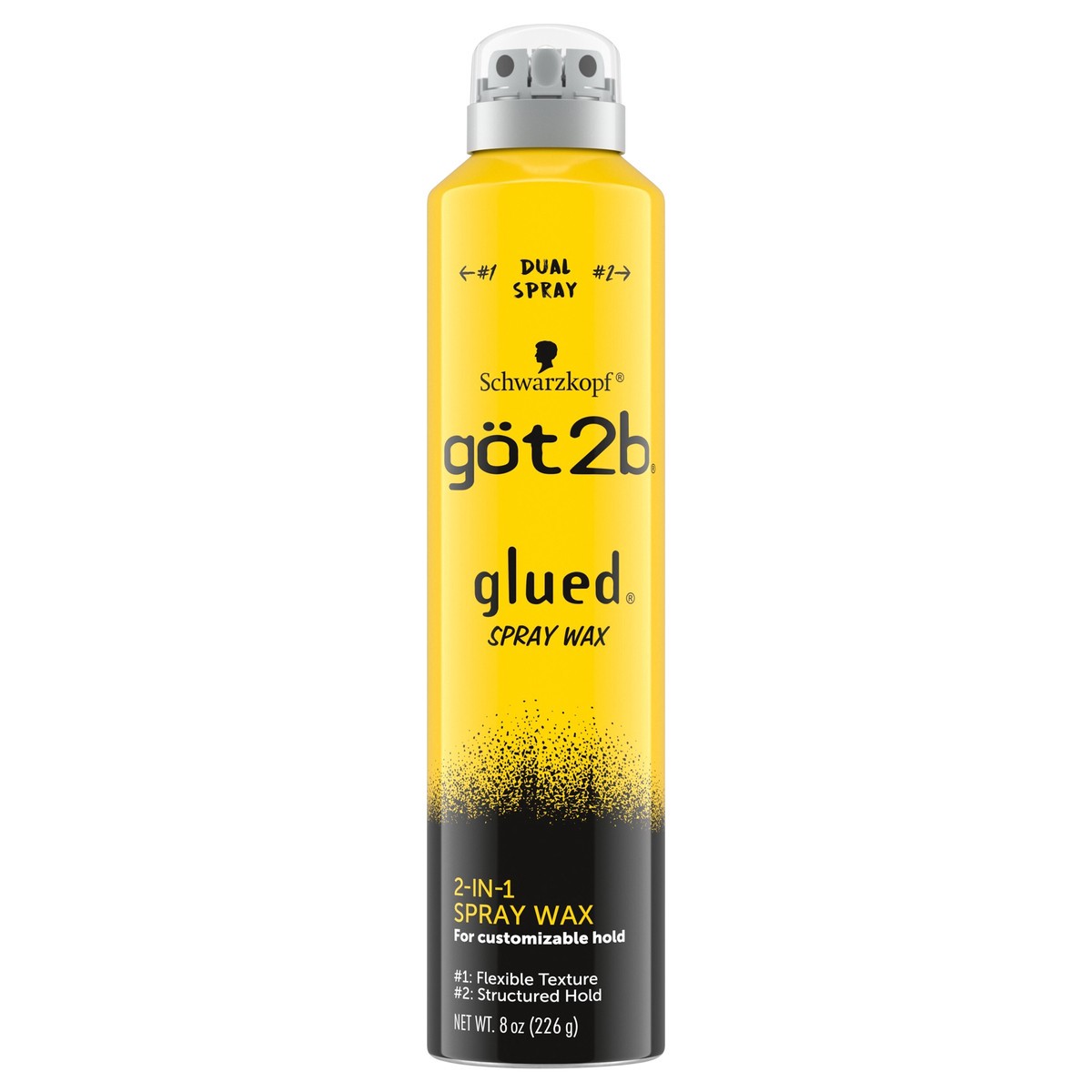 slide 1 of 3, göt2b Glued Spray Wax with 2-in-1 Dual Spray Nozzle, 8 oz, 8 oz