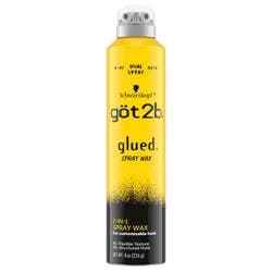 göt2b Glued Spray Wax with 2-in-1 Dual Spray Nozzle, 8 oz