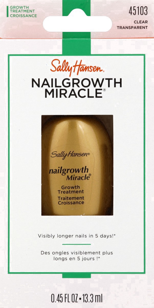 slide 7 of 22, Sally Hansen Nail Treatment 45103 Nail growth Miracle - 0.45 fl oz, 0.45 fl oz