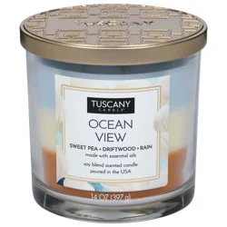 Tuscany Candle Soy Blend Scented Ocean View Candle 1 Each