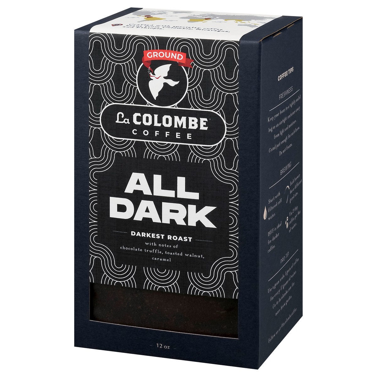 slide 10 of 11, La Colombe Darkest Roast Ground All Dark Coffee 12 oz, 12 oz
