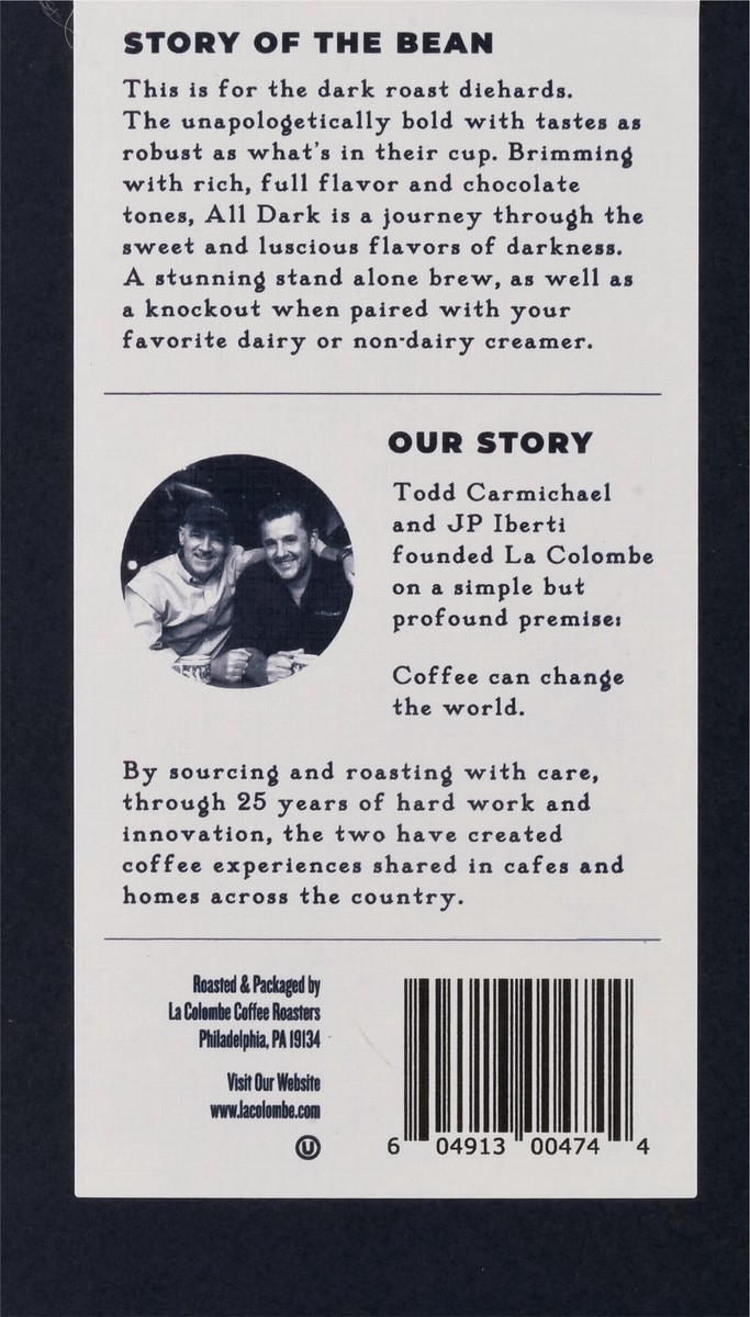 slide 2 of 11, La Colombe Darkest Roast Ground All Dark Coffee 12 oz, 12 oz