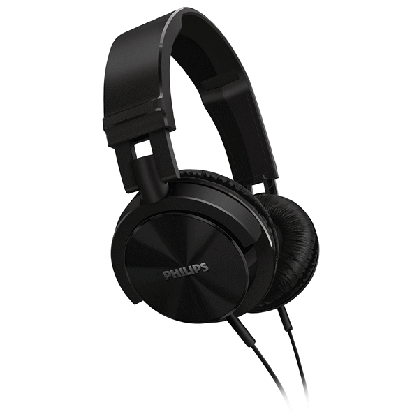 slide 1 of 1, Philips Headband Headphones 32mm Drivers/Closed-Back On-Ear Soft Ear Cushions Shl3000/28, Black, 1 ct