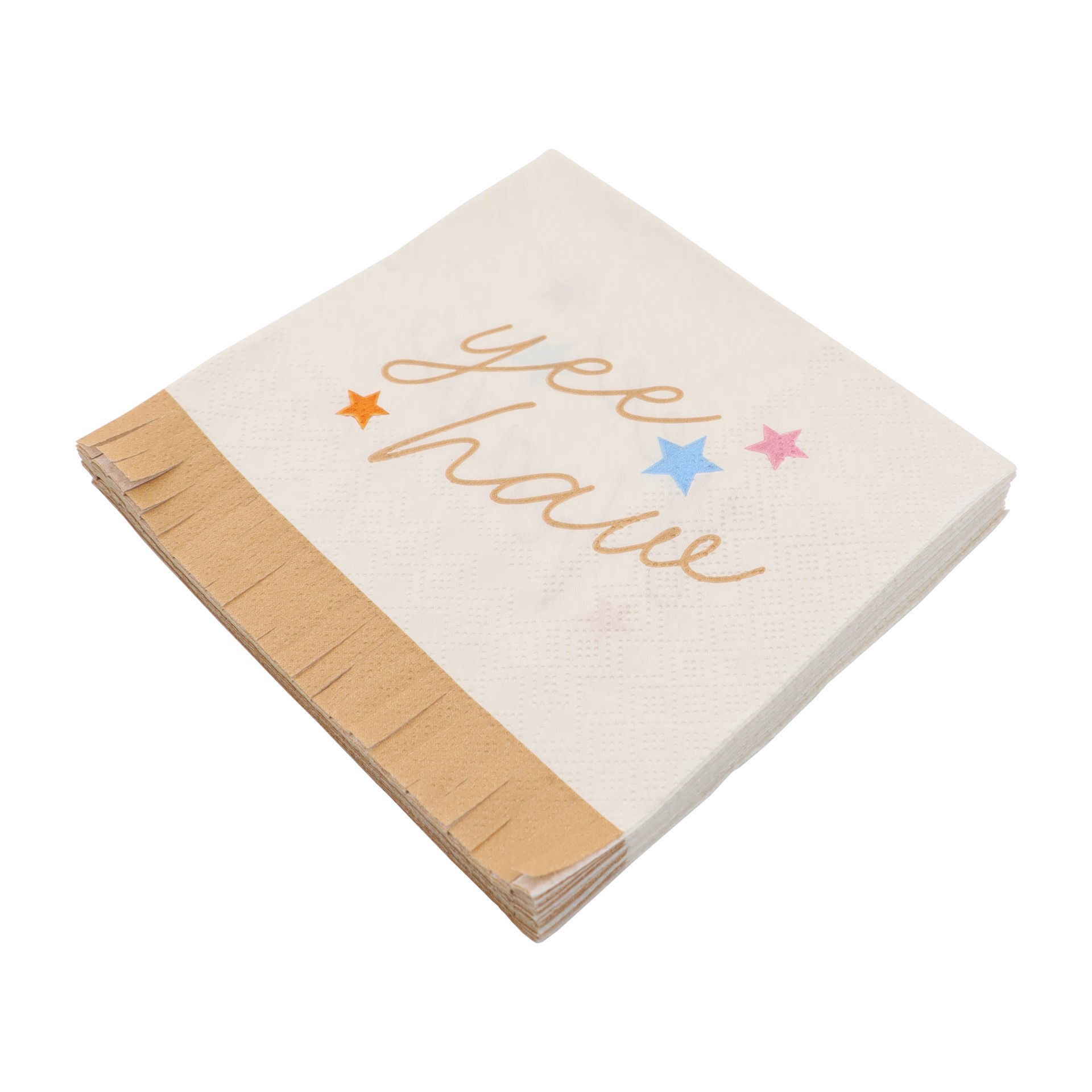 slide 3 of 3, Yee Haw Beverage Napkins, 20ct. By Celebrate It, 20 ct