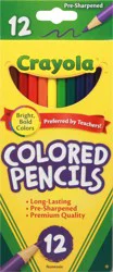 Crayola Colored Pencils 12 ea