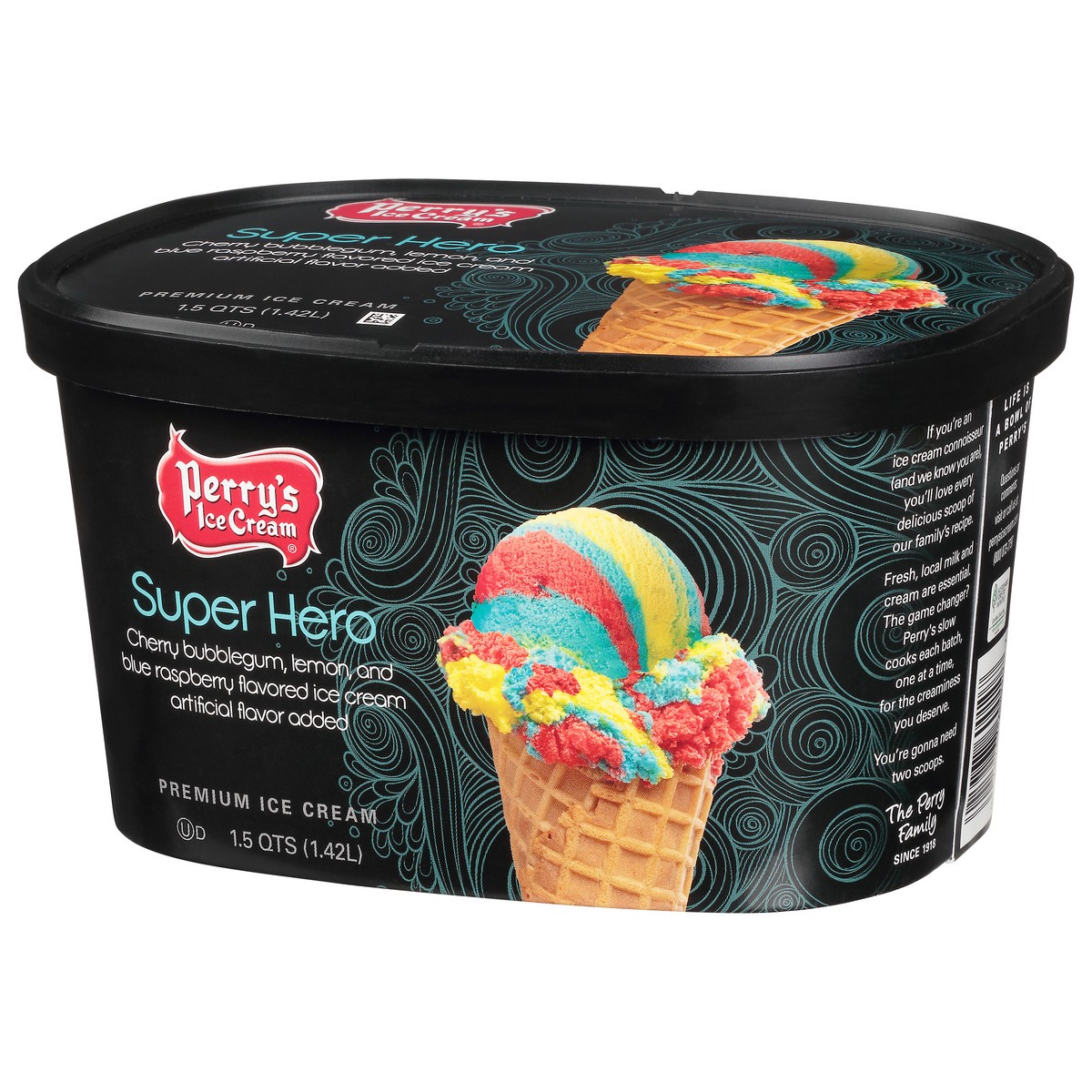 slide 9 of 9, Perry's Ice Cream Premium Super Hero Ice Cream 1.5 qt, 1.5 qt
