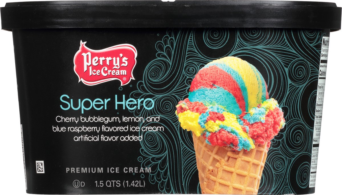 slide 4 of 9, Perry's Ice Cream Premium Super Hero Ice Cream 1.5 qt, 1.5 qt