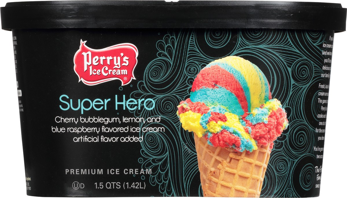 slide 6 of 9, Perry's Ice Cream Premium Super Hero Ice Cream 1.5 qt, 1.5 qt