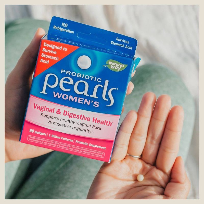 slide 7 of 11, Nature's Way Probiotic Pearls Women's Softgel - 30ct, 30 ct