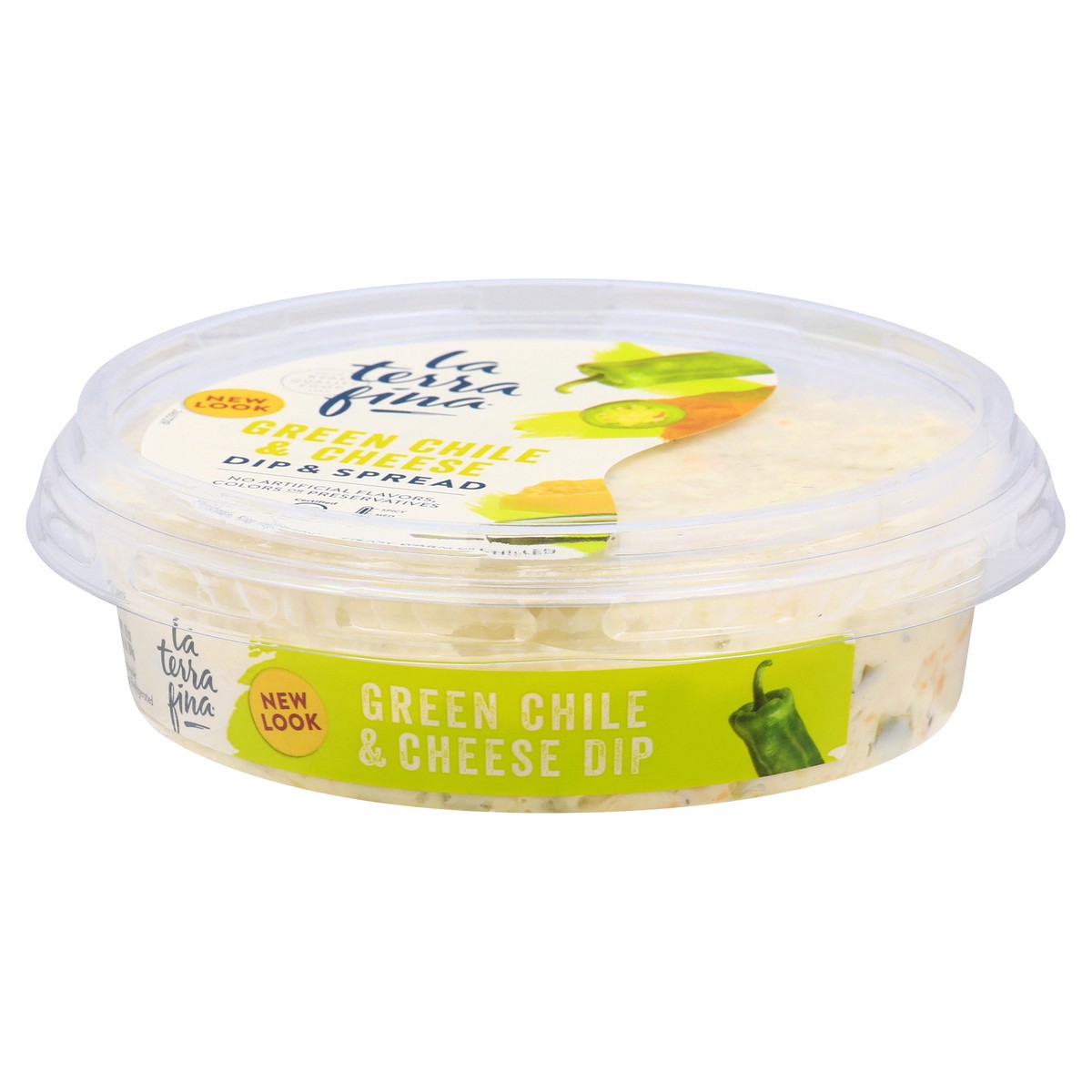 slide 13 of 13, La Terra Fina Spicy Green Chile & Cheese Dip & Spread 10 oz, 10 oz