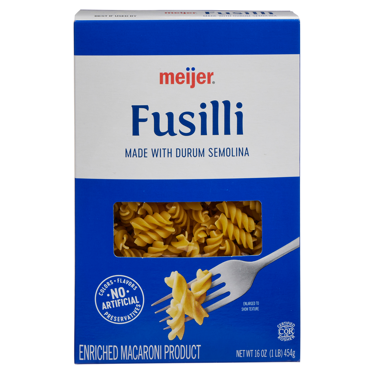 slide 1 of 3, Meijer Fusilli Pasta, 16 oz