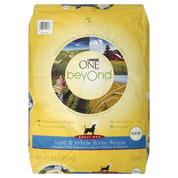 slide 1 of 1, Purina ONE Beyond Dog Lamb&Barley, 15 lb