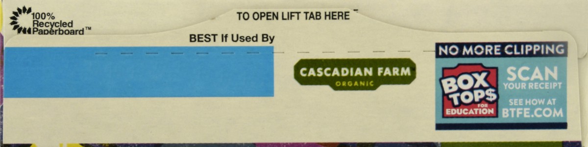 slide 9 of 10, Cascadian Farm Organic Wild Blueberry Lemon Chewy Wild Blueberry Lemon Granola Bars 5 ea, 5 ct