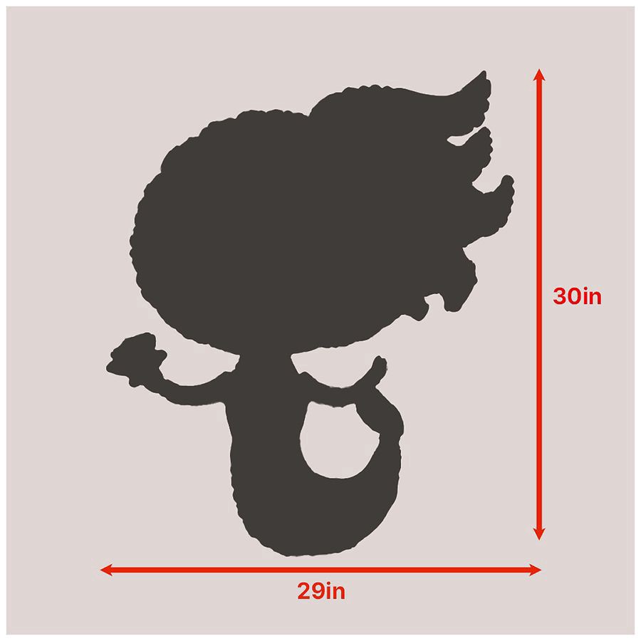 slide 2 of 4, Anagram Shape Shimmering Mermaid, 30 in 1 ct