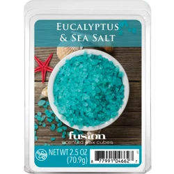 ScentSationals Fusion Eucalyptus & Sea Salt Scented Wax Cubes